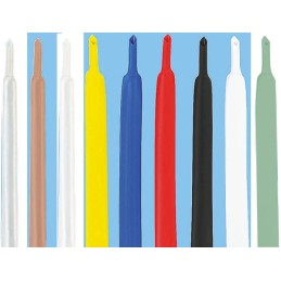 1 pcs - TE Connectivity Heat Shrink Tubing, Green 25.4mm Sleeve Dia. x 1.2m Length 2:1 Ratio, RNF-100 Series