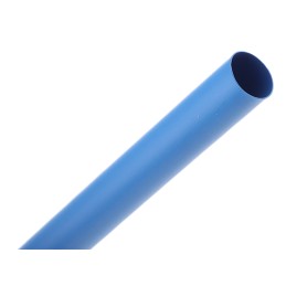 1 pcs - TE Connectivity Heat Shrink Tubing, Blue 9.5mm Sleeve Dia. x 1.2m Length 2:1 Ratio, RNF-100 Series