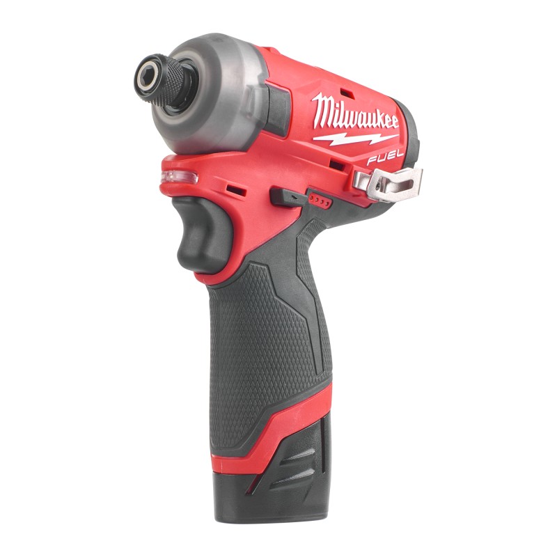 1 pcs - Milwaukee 1/4 in 12V, 2Ah Cordless Impact Wrench