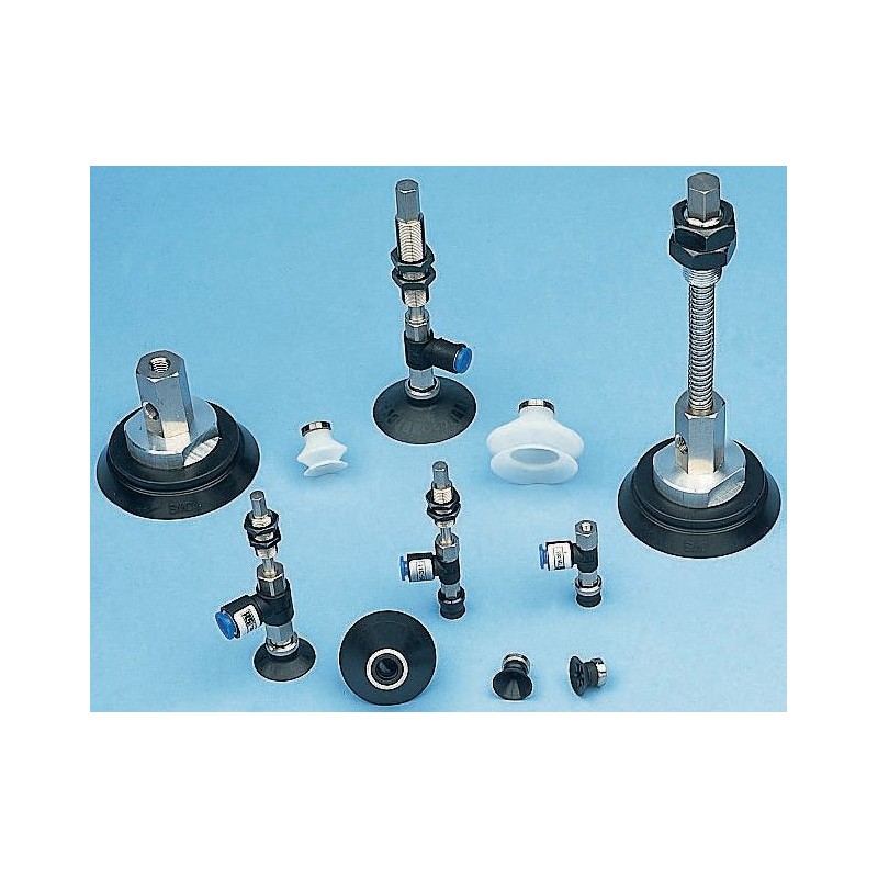 1 pcs - SMC 6mm Bellows Silicon Rubber Suction Cup ZP06BS