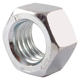 100 pcs - RS PRO Steel Hex Nut, 3/8-24in