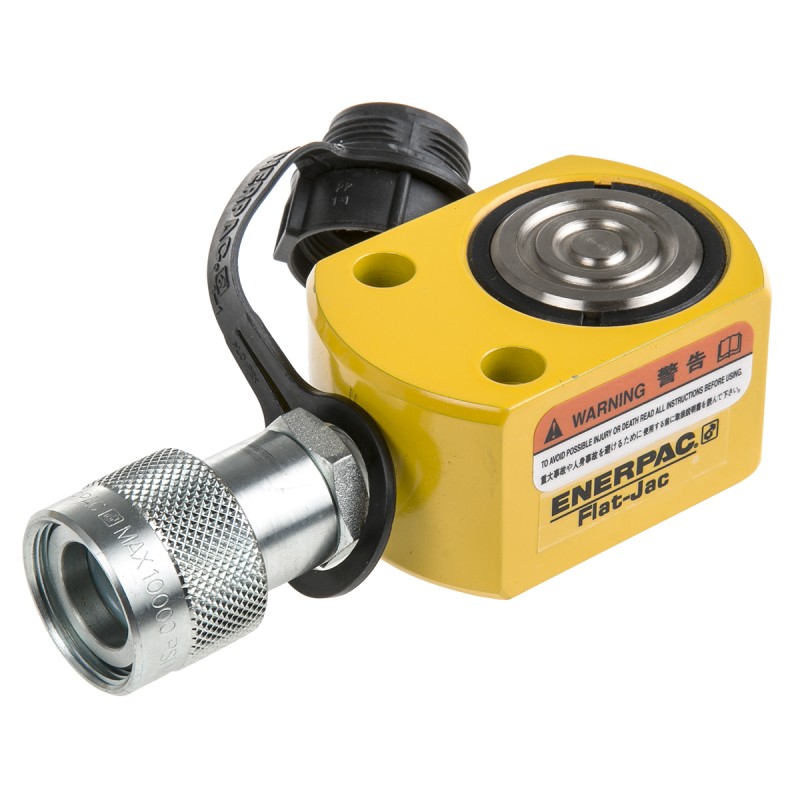 1 pcs - Enerpac Single, Portable Low Height Hydraulic Cylinder, RSM100, 10t, 12mm stroke