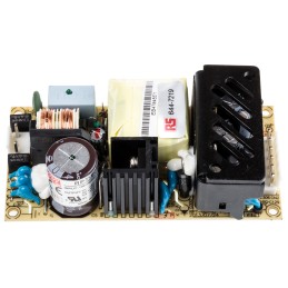 1 pcs - MEAN WELL Switching Power Supply, RPT-60B, 5 V dc, ±12 V dc, 2 A, 4 A, 500mA, 50W, Triple Output, 127 - 370 V