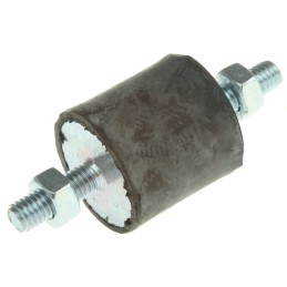 4 pcs - FIBET M6 Anti Vibration Mount, Male to Male Bobbin with 29.5kg Compression Load