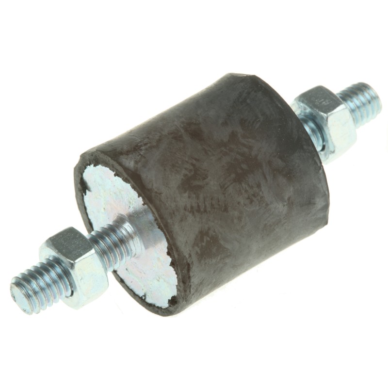 4 pcs - FIBET M6 Anti Vibration Mount, Male to Male Bobbin with 29.5kg Compression Load