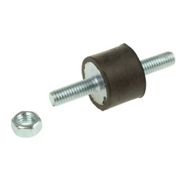 4 pcs - FIBET M6 Anti Vibration Mount, Male to Male Bobbin with 22.5kg Compression Load