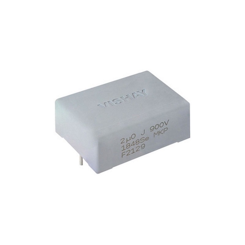 99 pcs - Vishay MKP1848Se DC-Link Polypropylene Film Capacitor, 1.2kV dc, 10%, 1μF, Through Hole