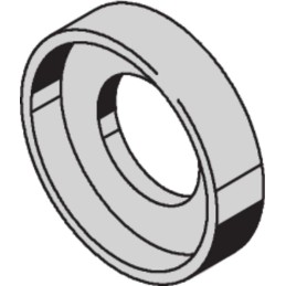 100 pcs - nVent SCHROFF 100 piece Plastic Plastic Washer Washers