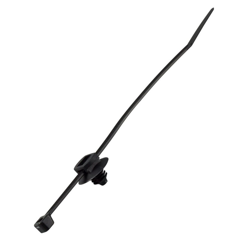 1 Bag of 100 - RS PRO Cable Tie, 150mm x 3.6 mm, Black Nylon