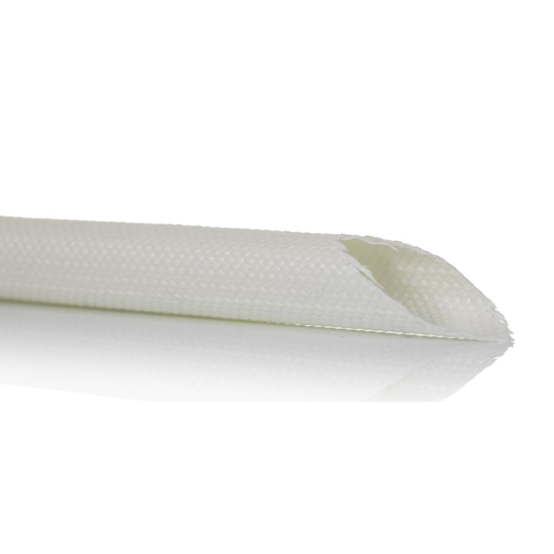 1 Bag of 5 M - RS PRO Braided Fibreglass Natural Cable Sleeve, 10mm Diameter, 5m Length