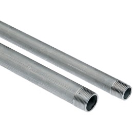 1 pcs - RS PRO BSPT 3/8in Stainless Steel Pipe, 2m Length, 16.6mm Nominal Outer Diameter