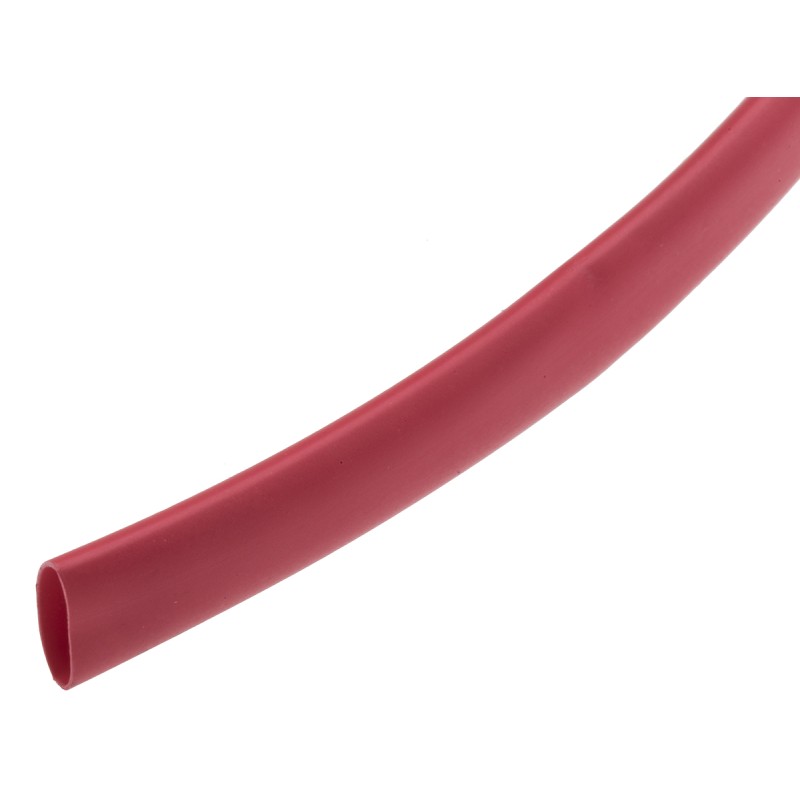 1 Reel of 9 M - RS PRO Heat Shrink Tubing, Red 4.8mm Sleeve Dia. x 9m Length 2:1 Ratio