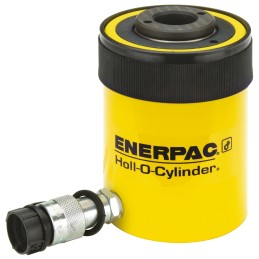 1 pcs - Enerpac Single, Portable Hollow Plunger Hydraulic Cylinders, RCH123, 12t, 76mm stroke