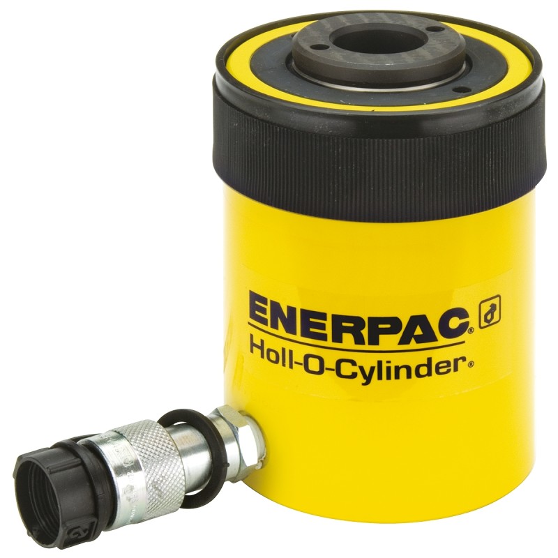 1 pcs - Enerpac Single, Portable Hollow Plunger Hydraulic Cylinders, RCH123, 12t, 76mm stroke