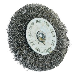 1 pcs - Tivoly Stainless Steel Circular Abrasive Brush, 70mm Diameter