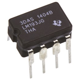 1 pcs - LM193JG Texas Instruments, Dual Comparator, Open Collector, Open Drain O/P, 1.3μs 2 - 36 V 8-Pin CDIP