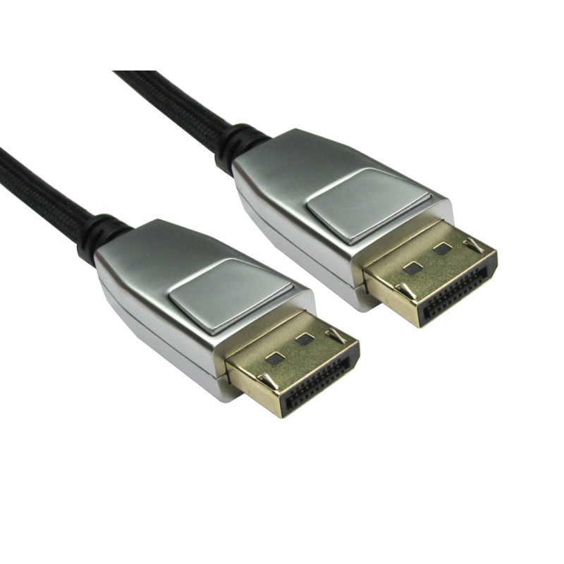 1 pcs - RS PRO Male DisplayPort to Male DisplayPort Cable, 4K, 2m