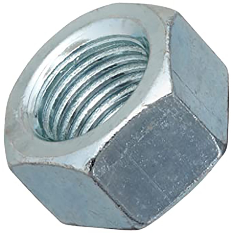 100 pcs - RS PRO Steel Hex Nut, 1/4-20in