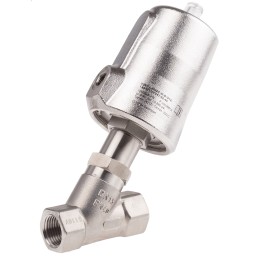 1 pcs - Festo Angle Seat type Pneumatic Actuated Valve, BSP 1/2in, 40 bar