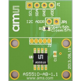 1 pcs - ams OSRAM AS5510-SO_EK_AB Position Sensor Adapter Board for AS5510 AS5510