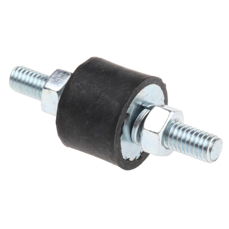 4 pcs - FIBET M6 Anti Vibration Mount, Male to Male Bobbin with 15.9kg Compression Load