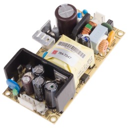 1 pcs - MEAN WELL Switching Power Supply, EPS-45-12, 12V dc, 3.75A, 45W, 1 Output, 127 - 370 V dc, 90 - 264 V ac