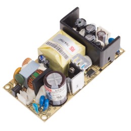 1 pcs - MEAN WELL Switching Power Supply, EPS-45-12, 12V dc, 3.75A, 45W, 1 Output, 127 - 370 V dc, 90 - 264 V ac