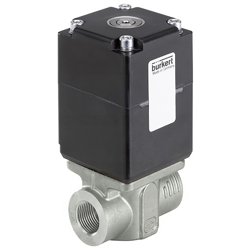 1 pcs - Burkert Proportional Solenoid Valve 239085, 2 port(s) , NC, 24 V dc, 3/8in