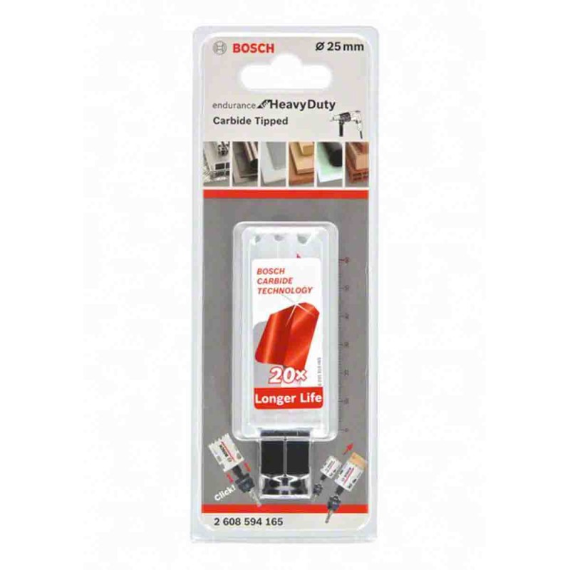 1 pcs - Bosch Carbide Tipped 25mm Hole Saw