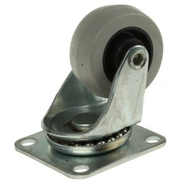 4 pcs - RS PRO Swivel Castor Wheel, 16kg Capacity, 41mm Wheel