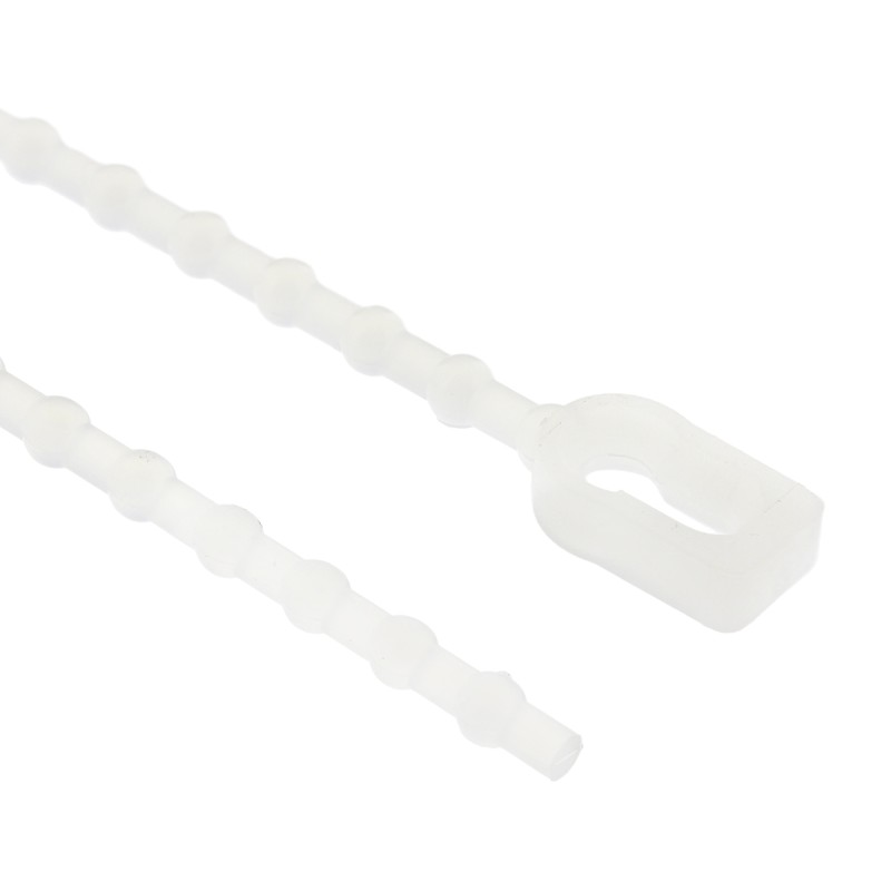 1 Bag of 100 - HellermannTyton Cable Tie, Releasable, 110mm x 2 mm, Natural Nylon, Pk-100