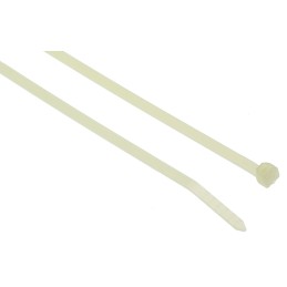 1 Bag of 100 - HellermannTyton Cable Tie, Inside Serrated, 390mm x 4.7 mm, Natural Polyamide 6.6 (PA66), Pk-100