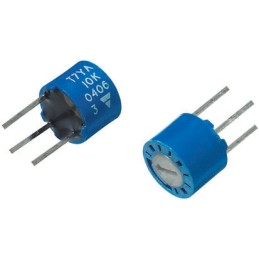 50 pcs - 1MΩ, Through Hole Trimmer Potentiometer 0.06W Top Adjust Vishay, T7