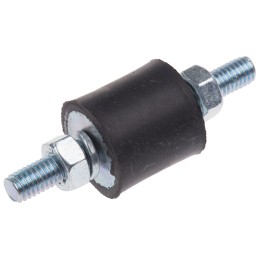 4 pcs - FIBET M6 Anti Vibration Mount, Male to Male Bobbin with 17.6kg Compression Load