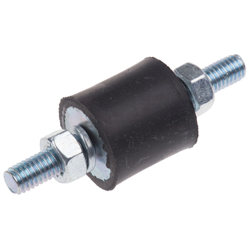 4 pcs - FIBET M6 Anti Vibration Mount, Male to Male Bobbin with 17.6kg Compression Load