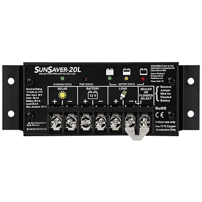 1 pcs - Morningstar 30 V, 60 V Solar Charge Controller