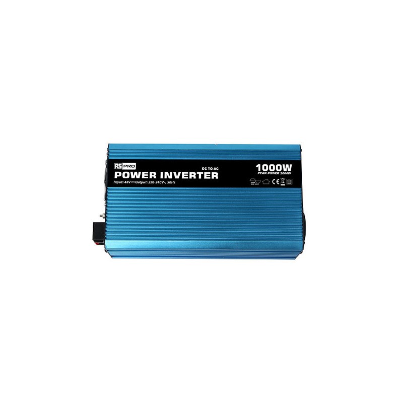 1 pcs - RS PRO Pure Sine Wave 1000W Power Inverter, 48V Input, 230V Output