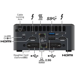1 pcs - Intel Intel NUC 11 Pro Kit NUC11TNHi3