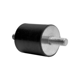 4 pcs - RS PRO M4 Anti Vibration Mount, Male to Male Bobbin with 7.9kg Compression Load