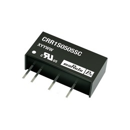 1 pcs - Murata Power Solutions CRR1 DC-DC Converter, 5V dc/ 200mA Output, 4.5 - 5.5 V dc Input, 1W, Through Hole, +85°C