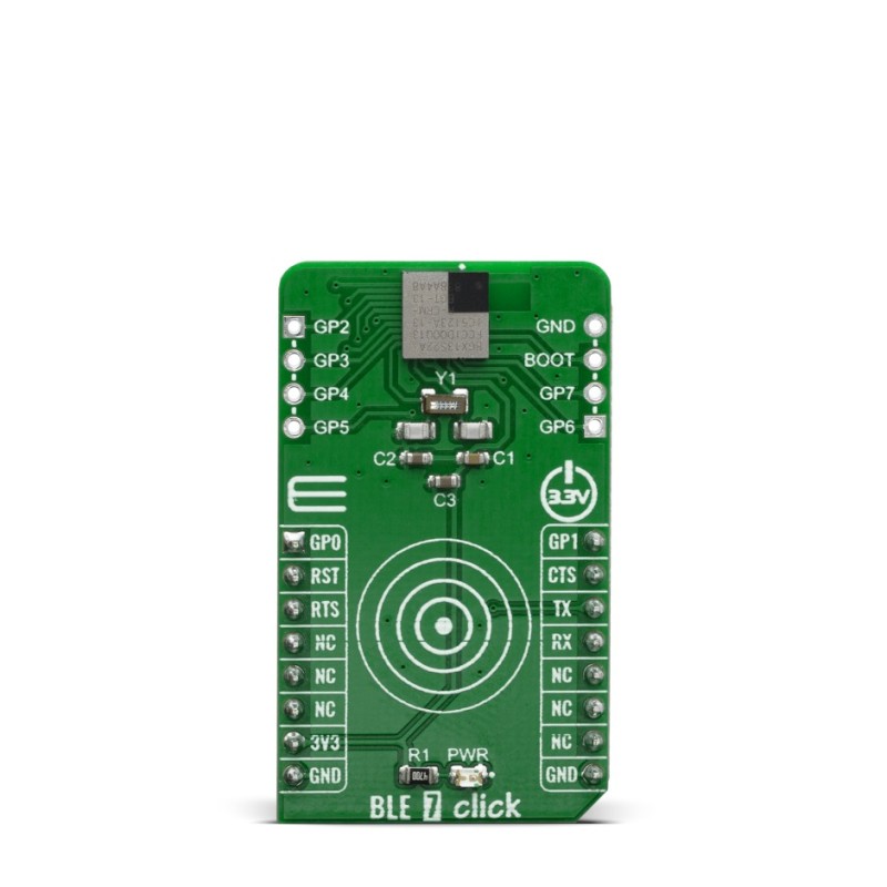 1 pcs - MikroElektronika BLE 7 Click BGX13S22GA-V31 BLE Module mikroBus Click Board for Health, Sports, Wellness Devices