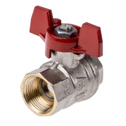 1 pcs - RS PRO Brass Full Bore, 2 Way, Ball Valve, BSPP 3/4in, 40 - 30bar Operating Pressure