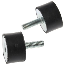 4 pcs - FIBET M6 Anti Vibration Mount, Male to Female Bobbin with 87.6kg Compression Load