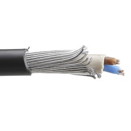 1 Reel of 100 M - RS PRO 2 Core Power Cable, 2.5 mm² Armoured PVC Sheath, 1000, 600 V