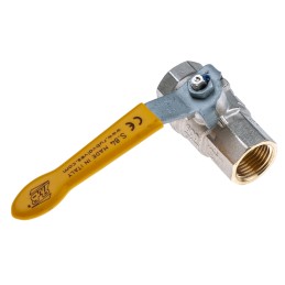 1 pcs - RS PRO Brass Full Bore, 2 Way, Ball Valve, BSPP 1/2in, 40 - 30bar Operating Pressure