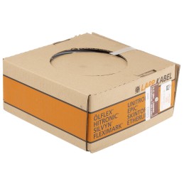 1 Reel of 100 M - Lapp Grey 2.5 mm² Hook Up Wire, 13 AWG, 100m, PVC Insulation