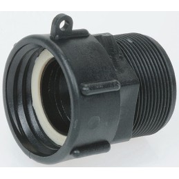 1 pcs - Snaplock Hose Connector, Straight IBC Adaptor, BSP 3/4in 3/4in ID