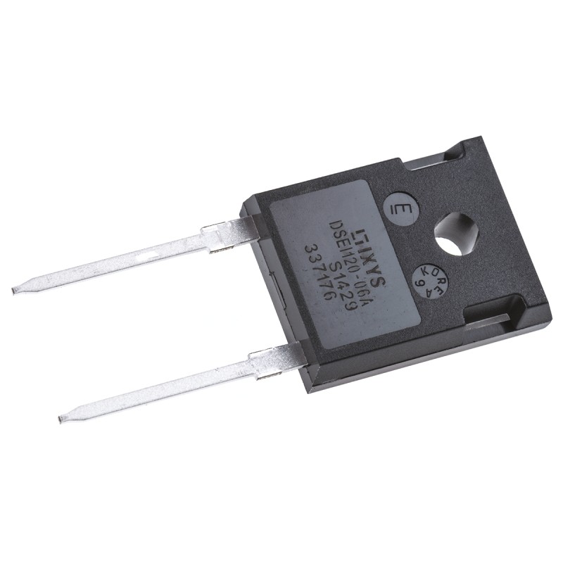 1 pcs - IXYS 600V 126A, Rectifier Diode, 2-Pin TO-247AD DSEI120-06A