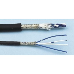 1 Reel of 152 M - Belden Screened 4 Core Microphone Cable, 0.08 mm² CSA, 2.92mm od, 152m, Black