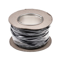 1 Reel of 25 M - Staubli SiliVolt-1V Series Black 2.5 mm² Hook Up Wire, 651/0.07 mm, 25m, Silicone Insulation